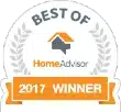 Home Advisor Best of 2017 Winner badge.