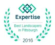 Expertise 2016 Best Landscapers in Pittsburgh logo.