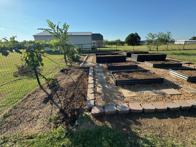 Raised garden bed