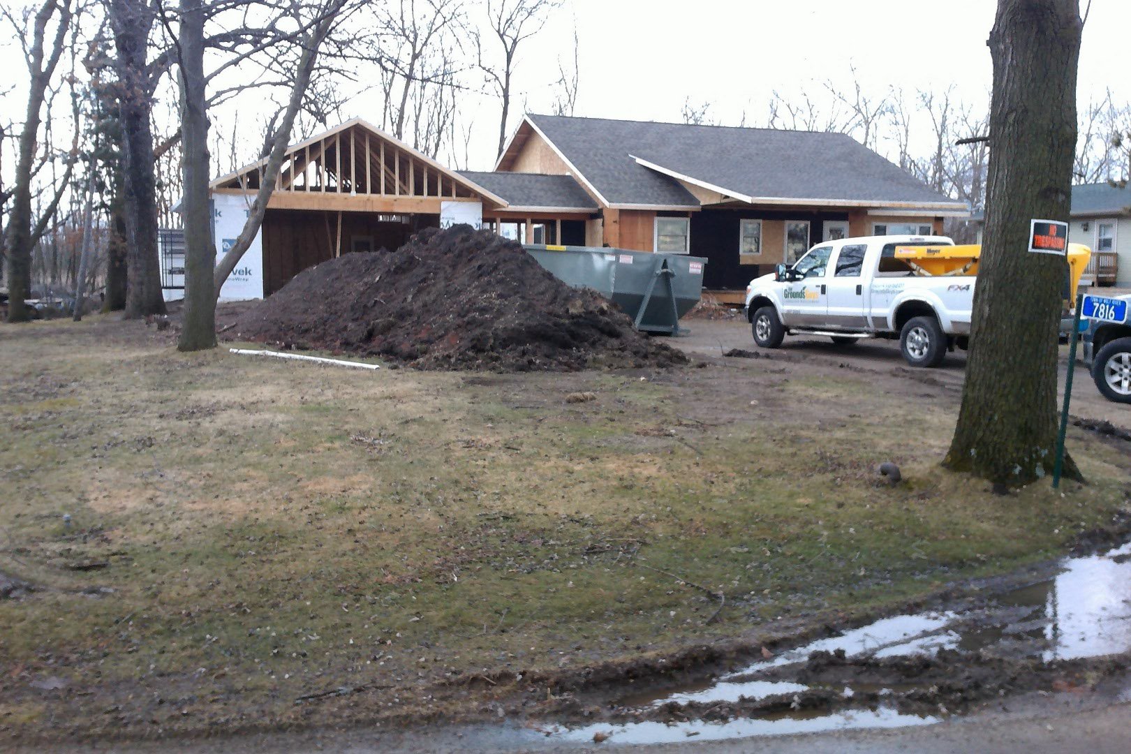 House being built 