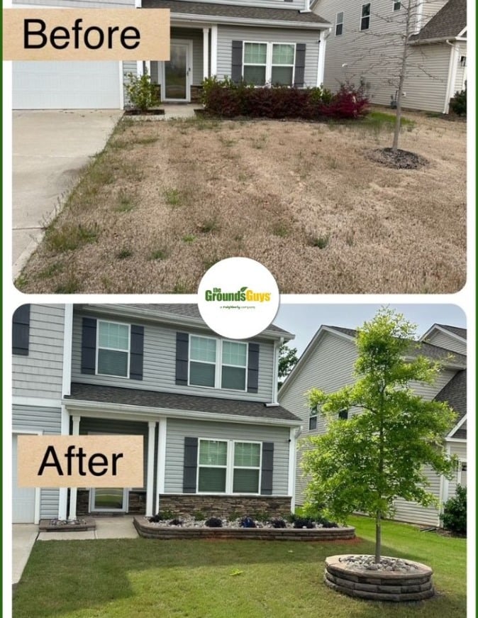 Landscape walls design and install.