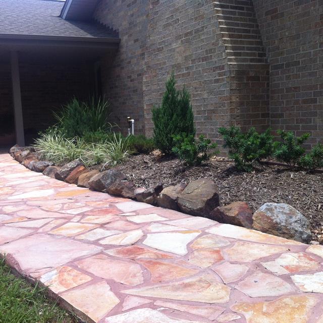 Stone pathway