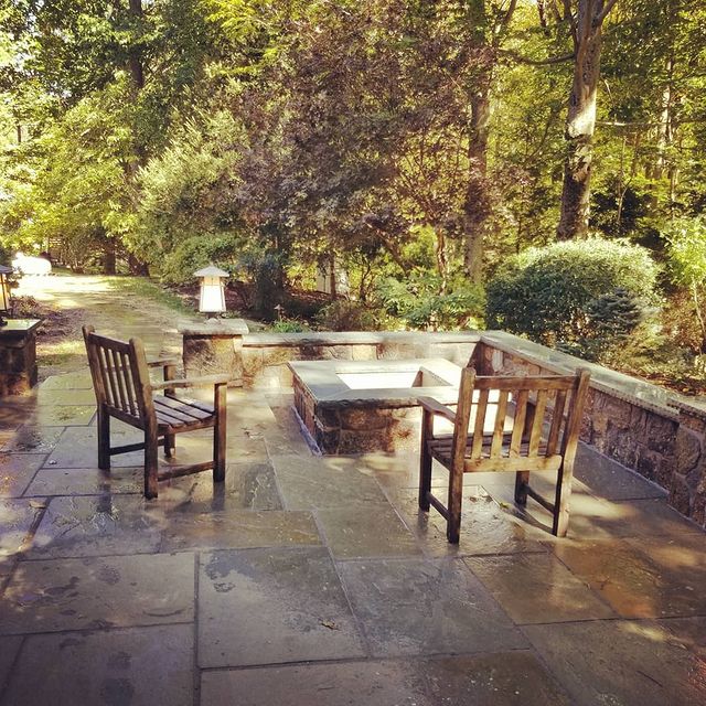 The Grounds Guys of Armonk and Greenwich outdoor patio space