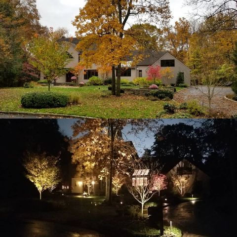 The Grounds Guys of Armonk and Greenwich outdoor lighting