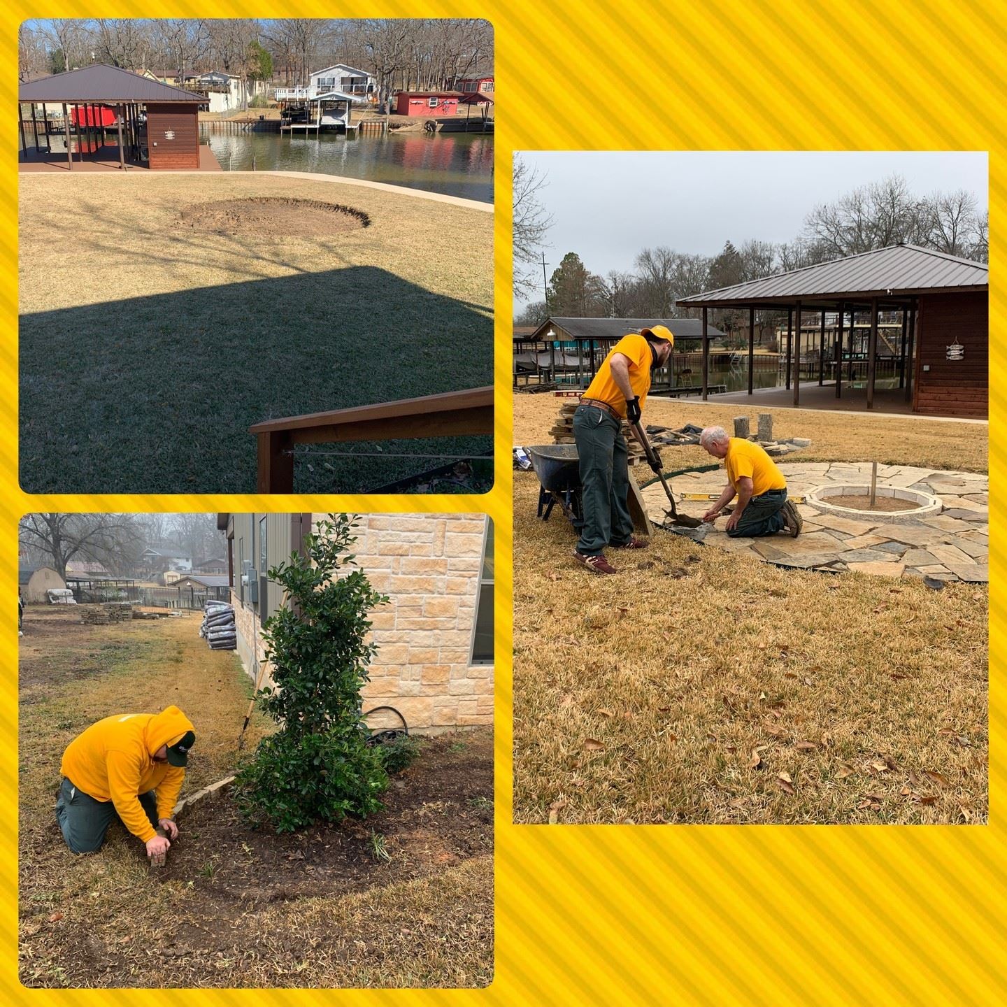 The Grounds Guys of Cedar Creek Lake Landscape Design and Install