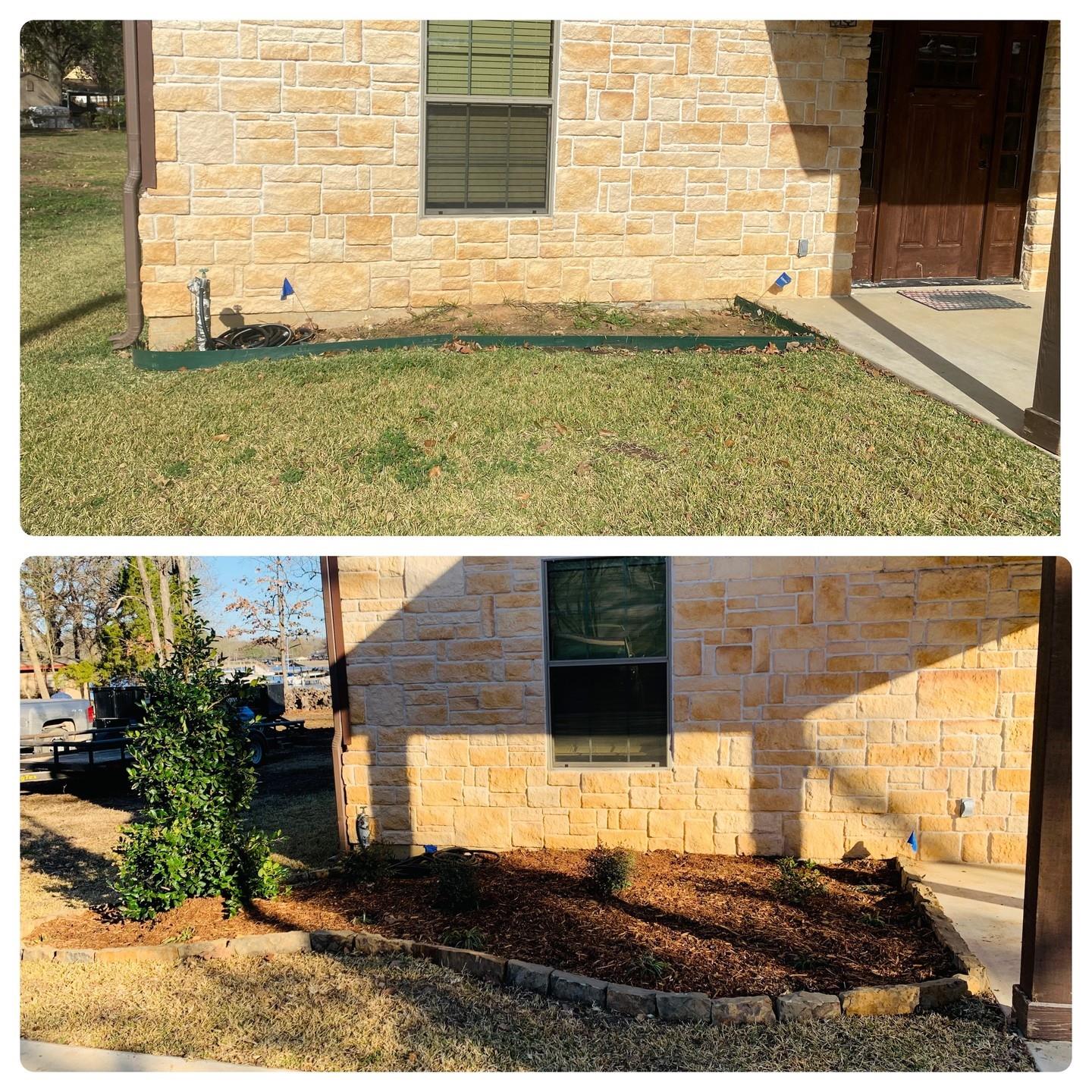 The Grounds Guys of Cedar Creek Lake Landscape Design and Install