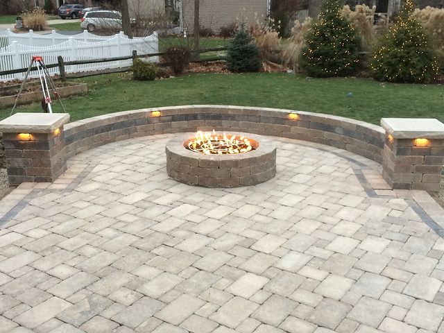 landscape design - firepit