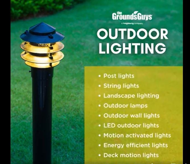We offer a variety of landscape lighting.