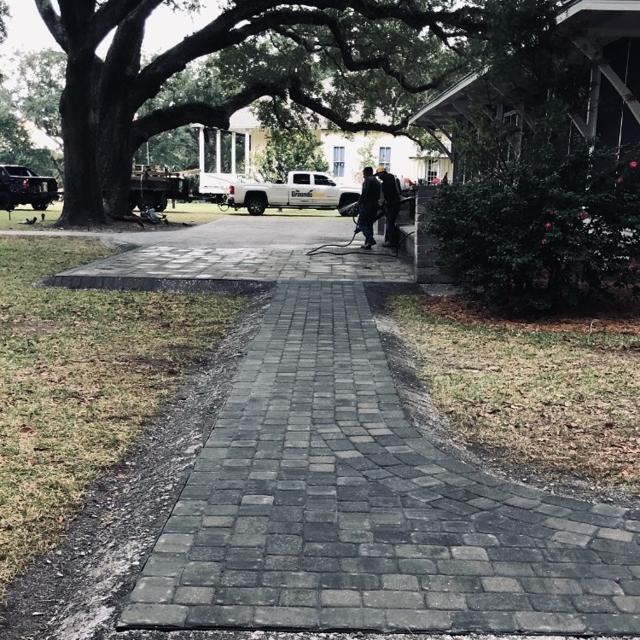 Paver walkway