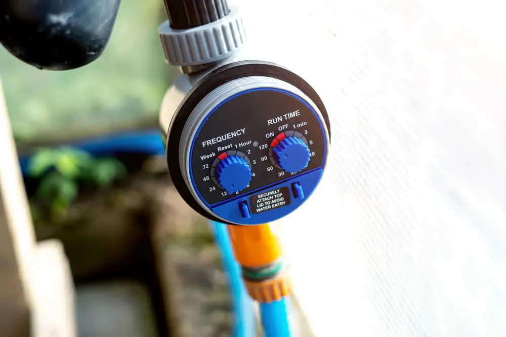 Drip irrigation system timer