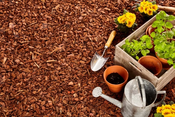 mulch used for landscaping