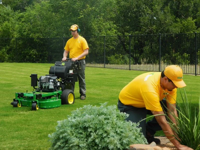 Grounds Guys commercial lawn mowing and edging