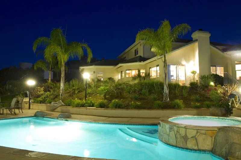 Image of a Ground Guys landscape design with pool.