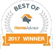 Best of Home Advisor best of 2017 winner badge