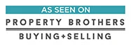 As Seen On Property Brothers Buying-Selling badge.